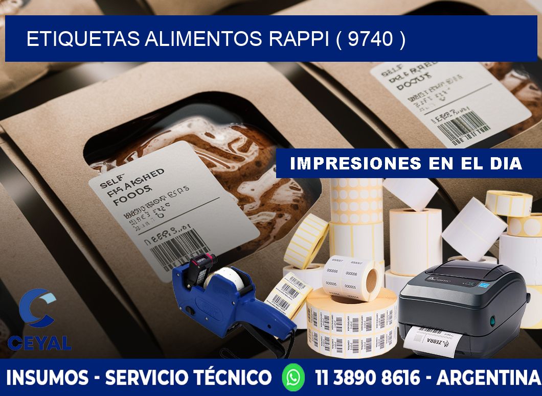 etiquetas alimentos rappi ( 9740 )