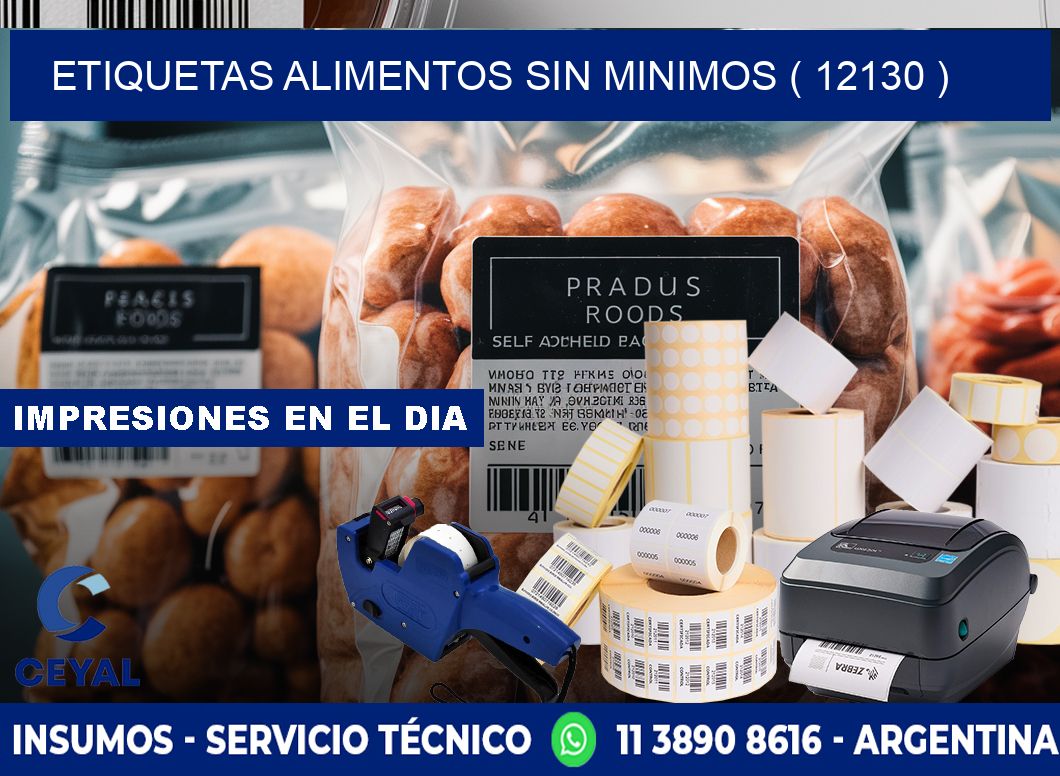etiquetas alimentos sin minimos ( 12130 )