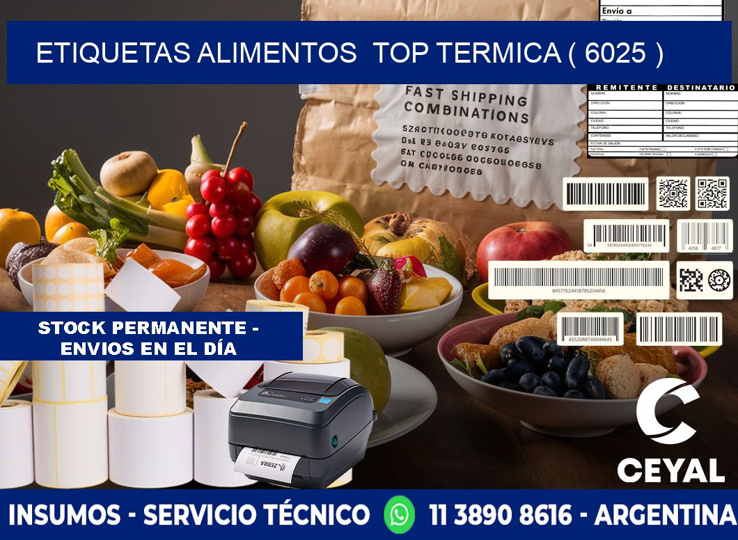etiquetas alimentos  top termica ( 6025 )