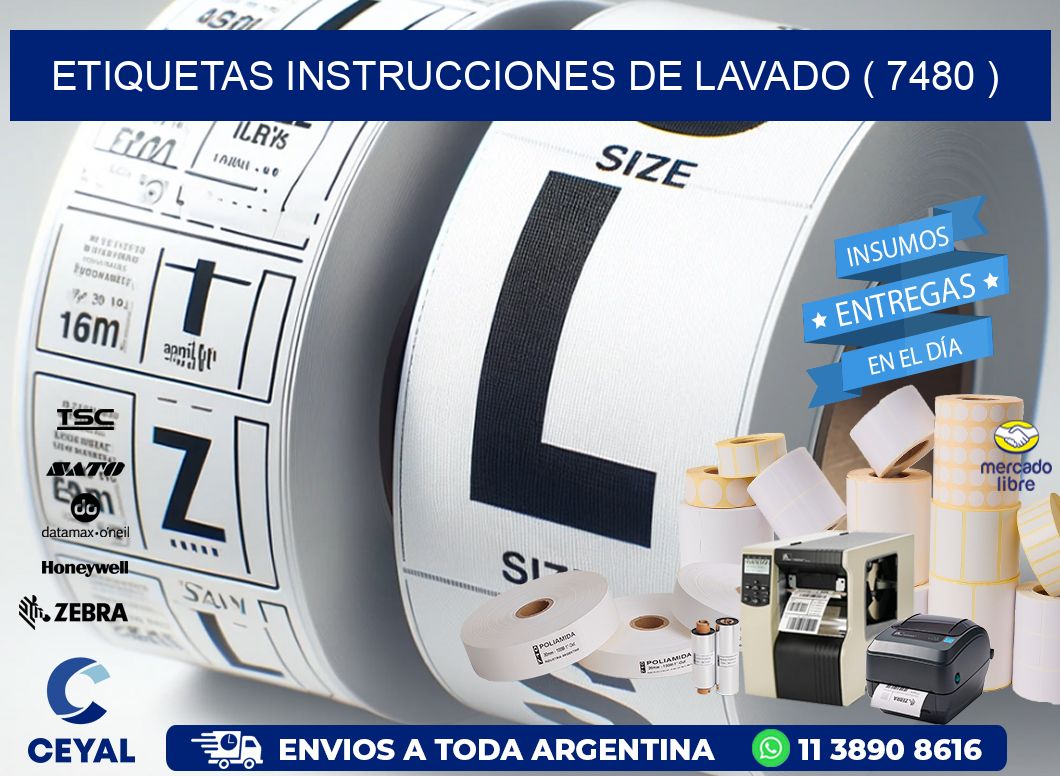 etiquetas instrucciones de lavado ( 7480 )