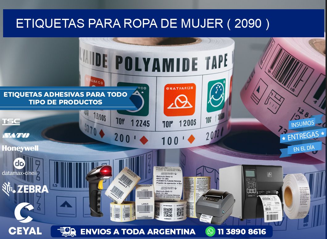 etiquetas para ropa de mujer ( 2090 )