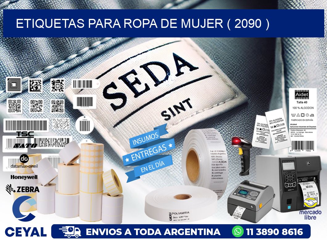 etiquetas para ropa de mujer ( 2090 )