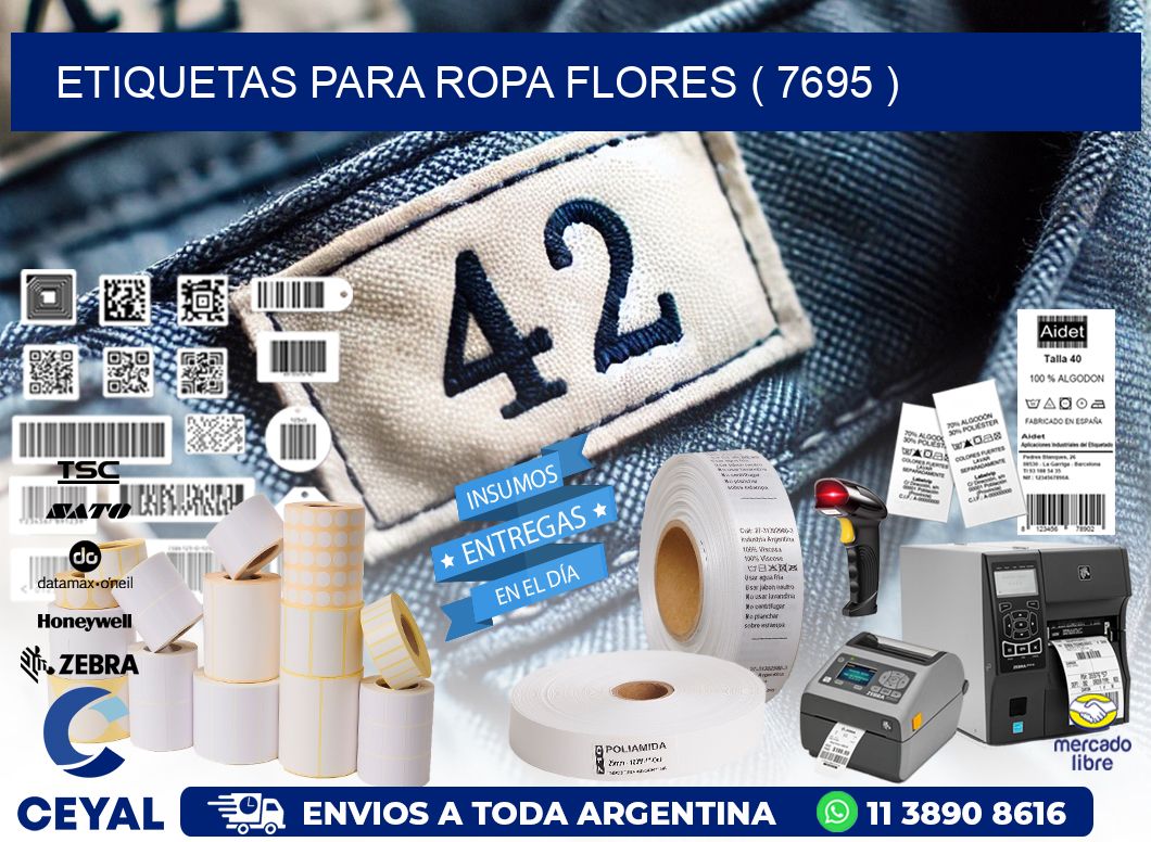 etiquetas para ropa flores ( 7695 )
