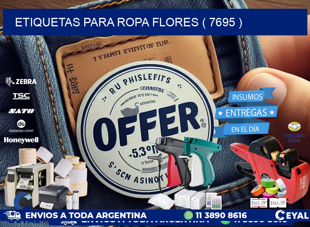 etiquetas para ropa flores ( 7695 )