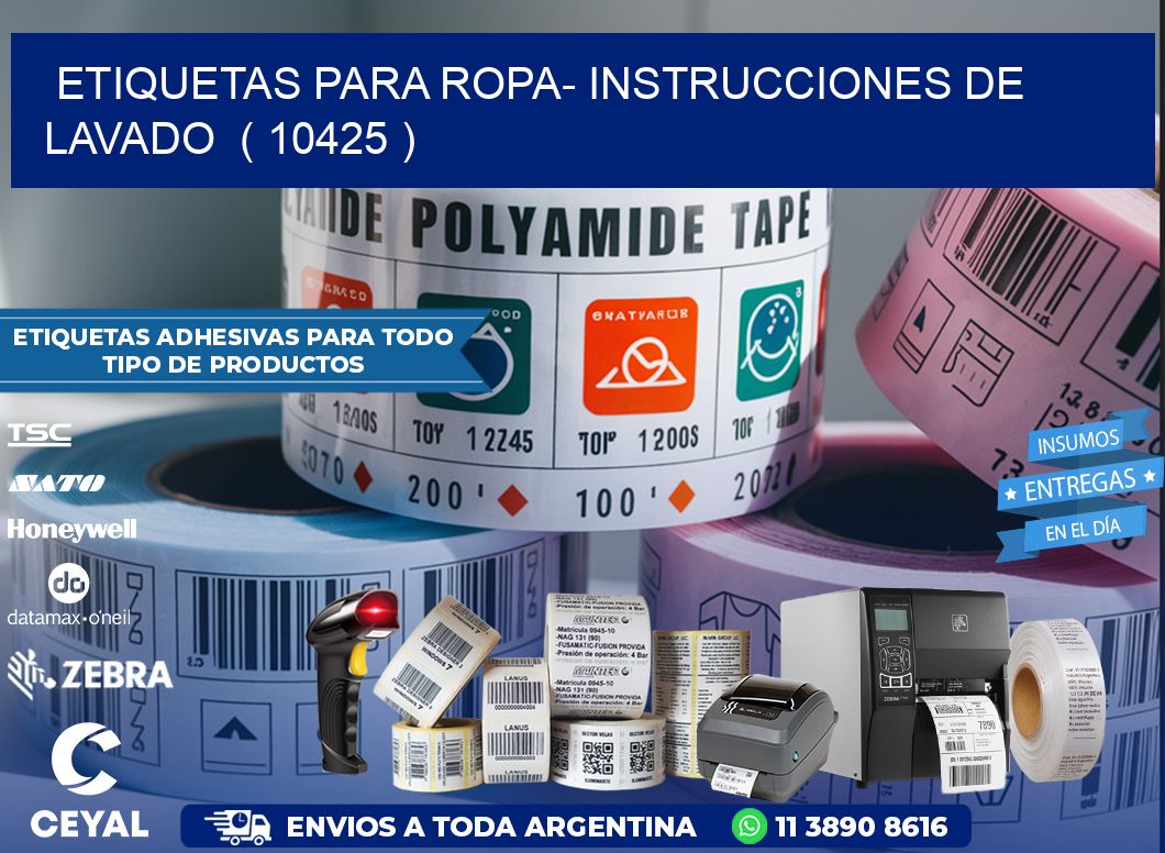 etiquetas para ropa- instrucciones de lavado  ( 10425 )