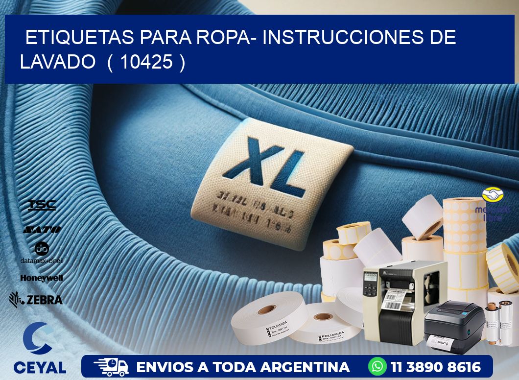 etiquetas para ropa- instrucciones de lavado  ( 10425 )