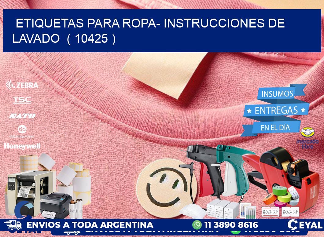 etiquetas para ropa- instrucciones de lavado  ( 10425 )