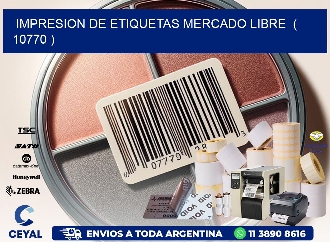 impresion de etiquetas mercado libre  ( 10770 )