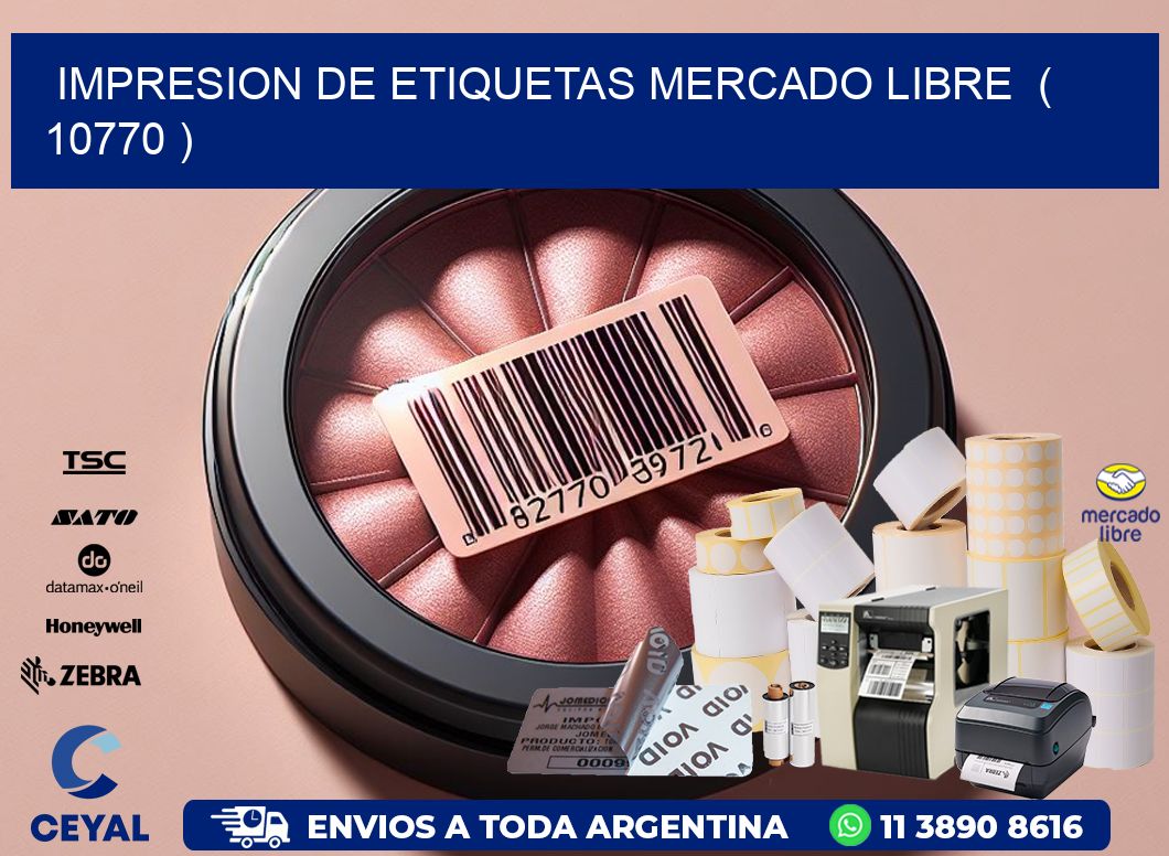 impresion de etiquetas mercado libre  ( 10770 )