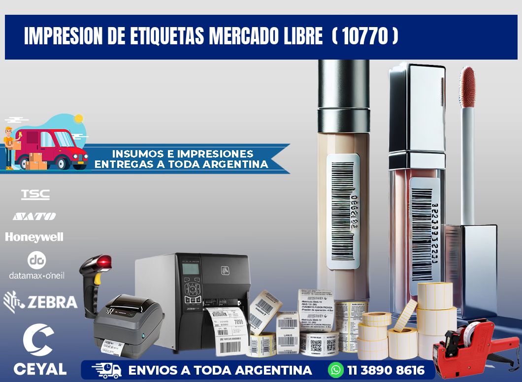 impresion de etiquetas mercado libre  ( 10770 )