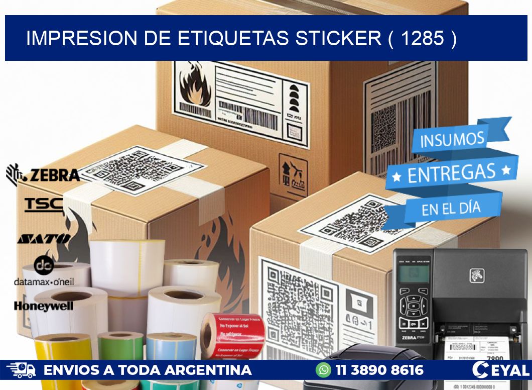 impresion de etiquetas sticker ( 1285 )