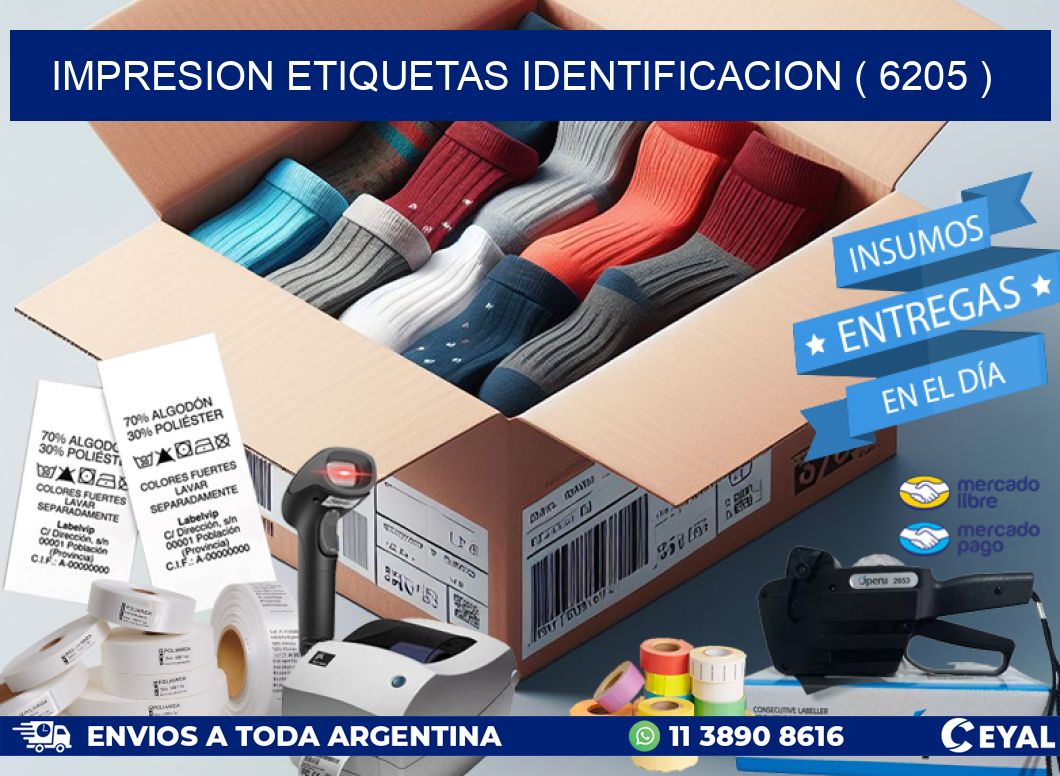 impresion etiquetas identificacion ( 6205 )