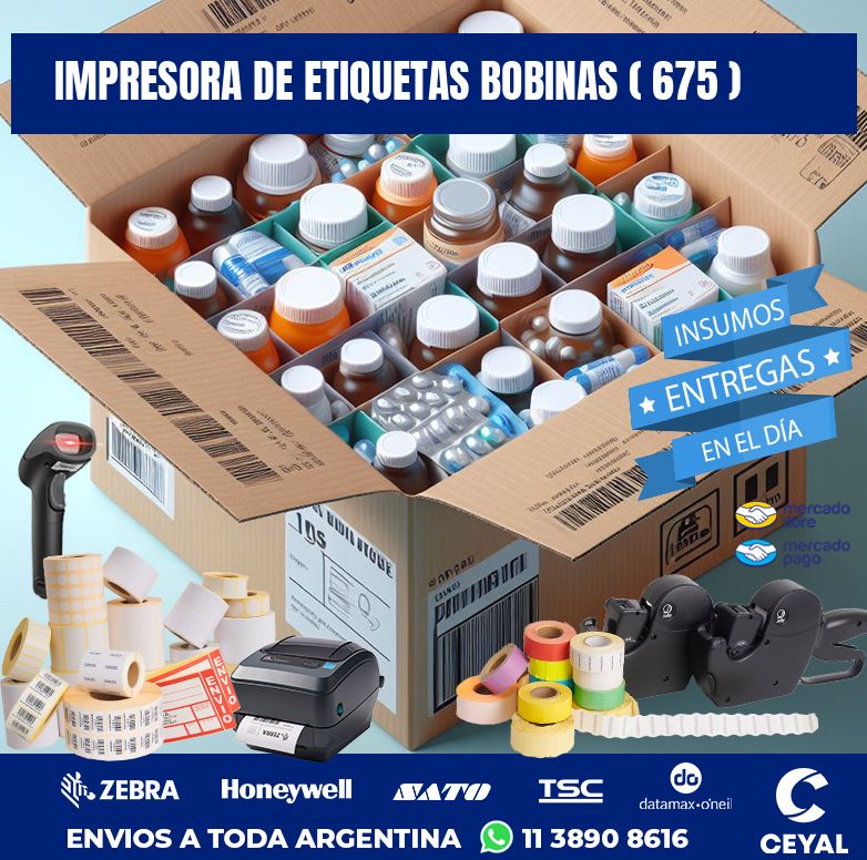 impresora de etiquetas bobinas ( 675 )