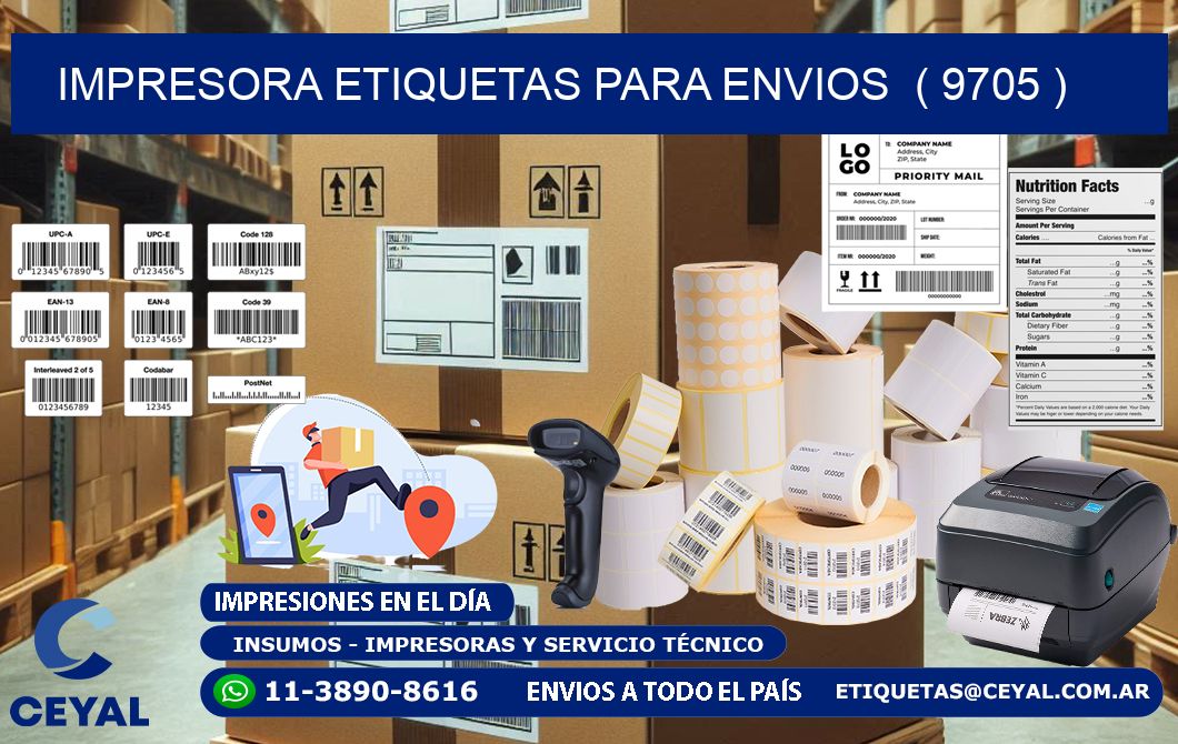 impresora etiquetas para envios  ( 9705 )