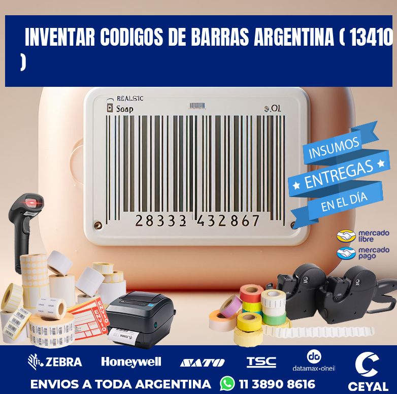 inventar codigos de barras argentina ( 13410 )