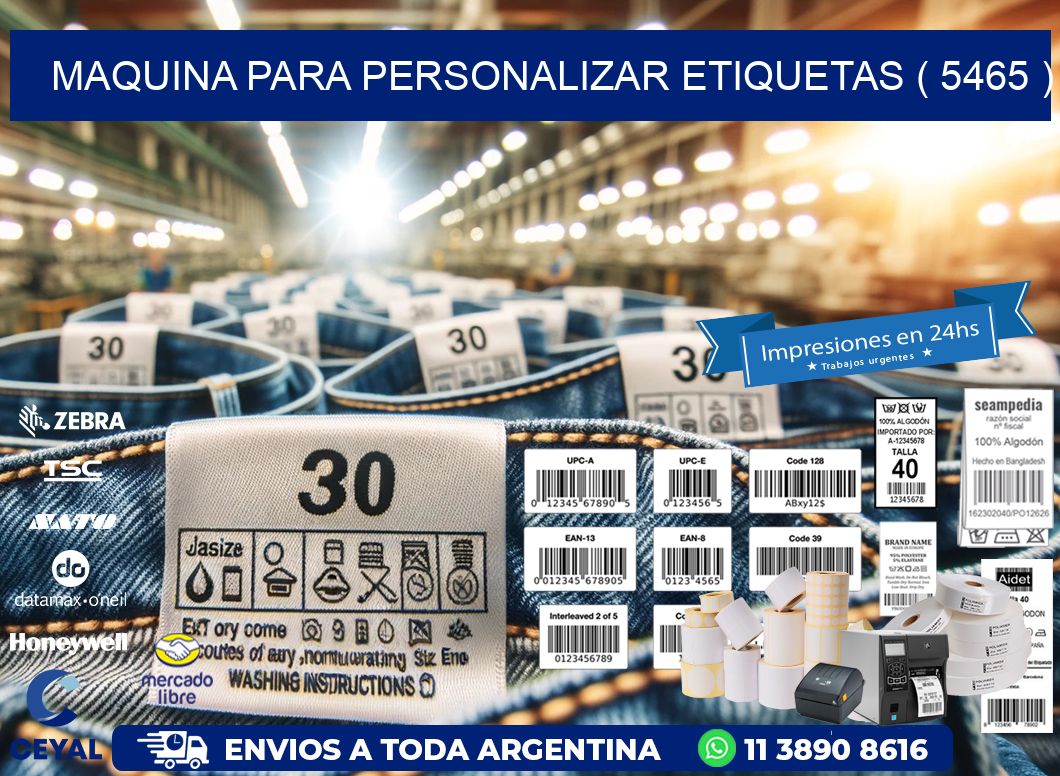 maquina para personalizar etiquetas ( 5465 )