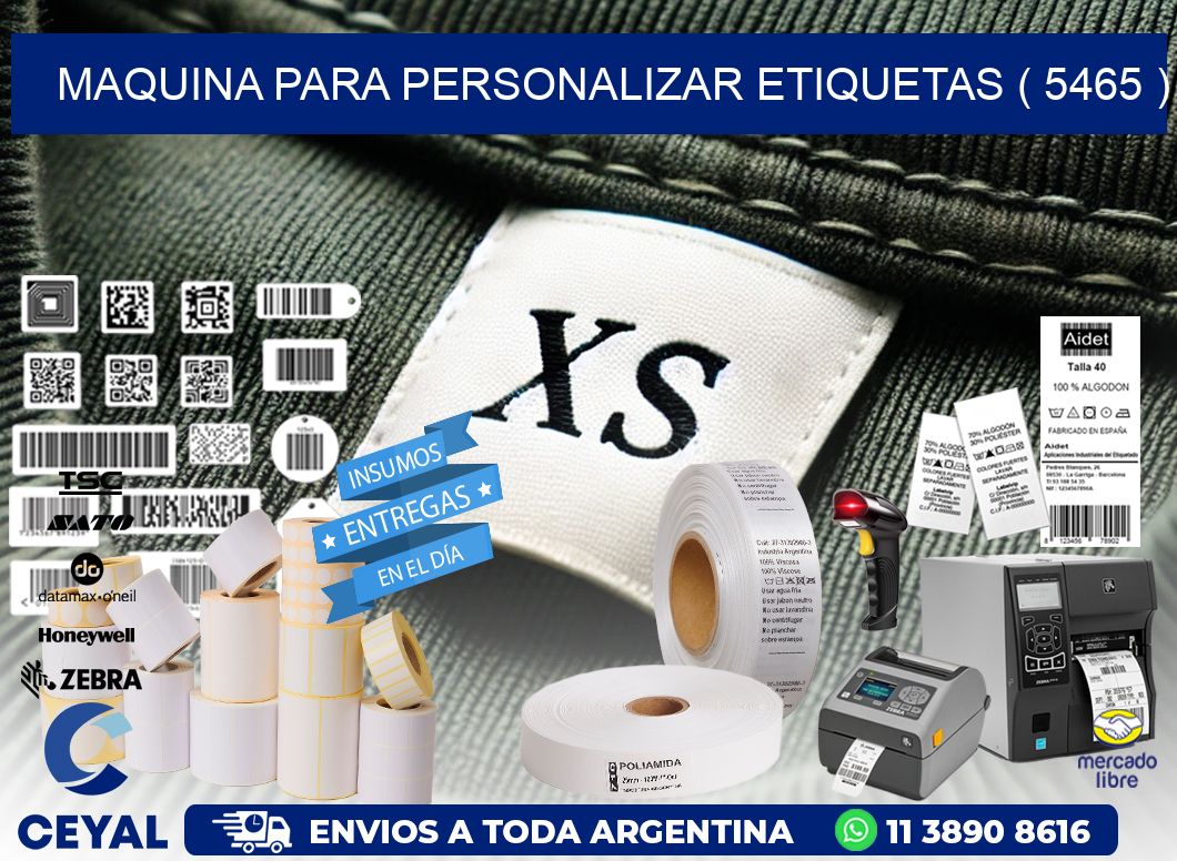maquina para personalizar etiquetas ( 5465 )