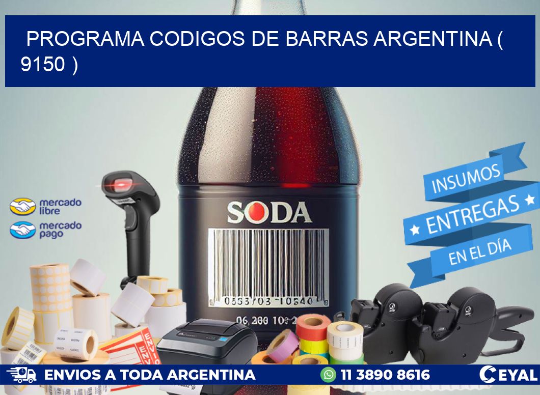 programa codigos de barras argentina ( 9150 )