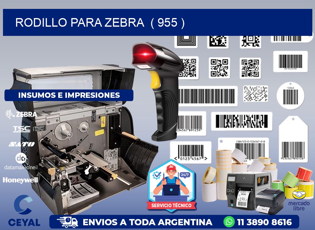 rodillo para zebra  ( 955 )