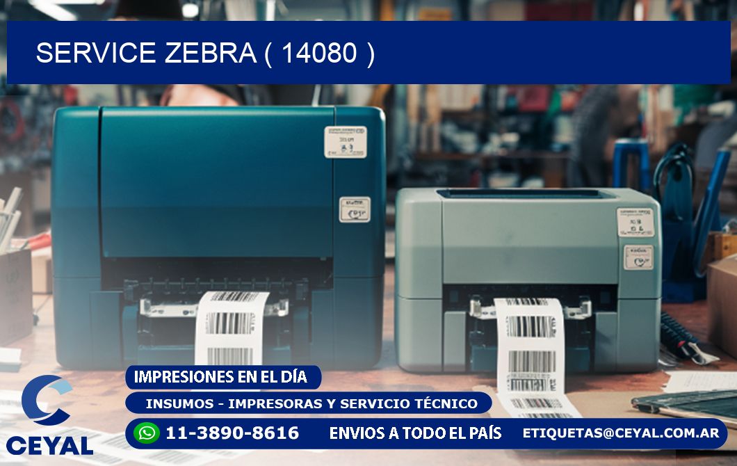 service zebra ( 14080 )