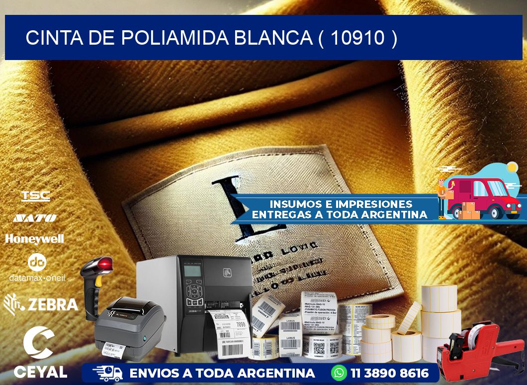 CINTA DE POLIAMIDA BLANCA ( 10910 )