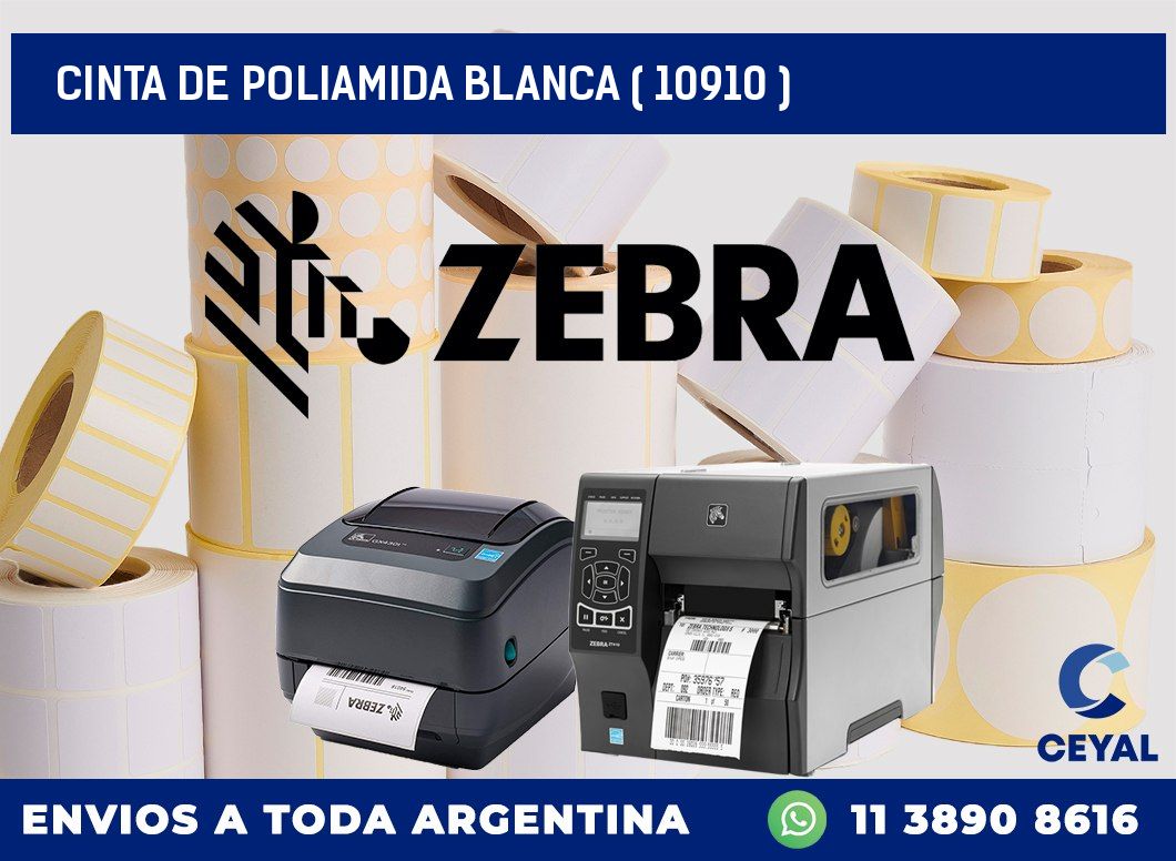 CINTA DE POLIAMIDA BLANCA ( 10910 )