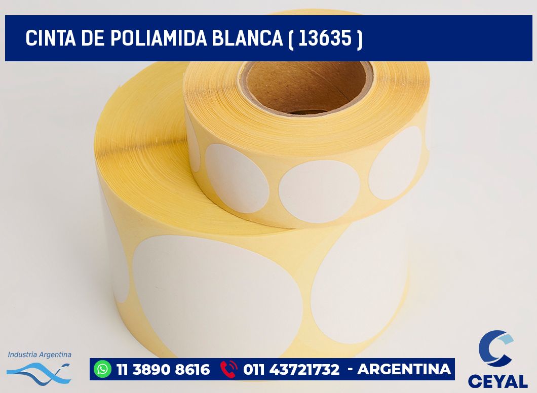 CINTA DE POLIAMIDA BLANCA ( 13635 )