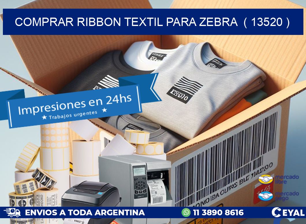 COMPRAR RIBBON TEXTIL PARA ZEBRA  ( 13520 )