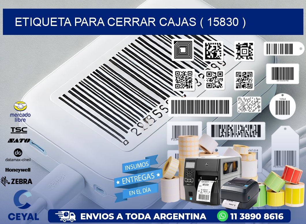 ETIQUETA PARA CERRAR CAJAS ( 15830 )