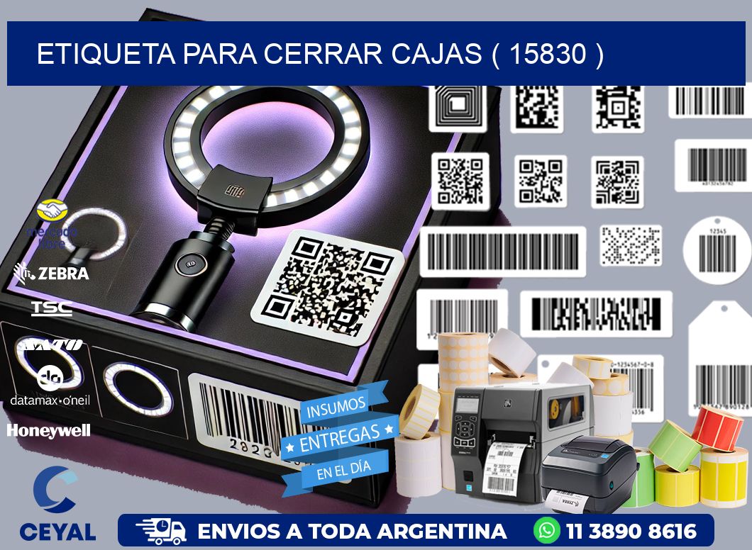 ETIQUETA PARA CERRAR CAJAS ( 15830 )