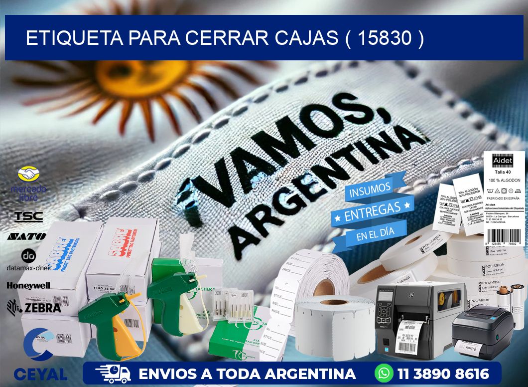 ETIQUETA PARA CERRAR CAJAS ( 15830 )
