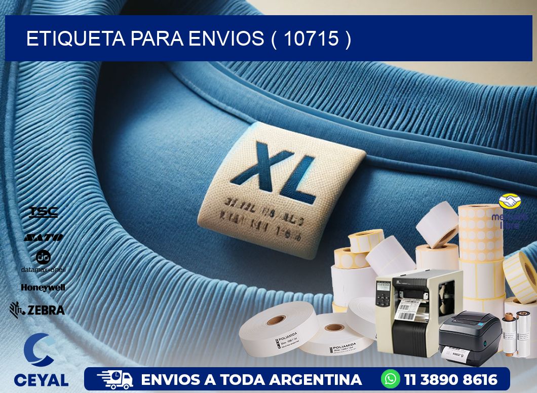 ETIQUETA PARA ENVIOS ( 10715 )