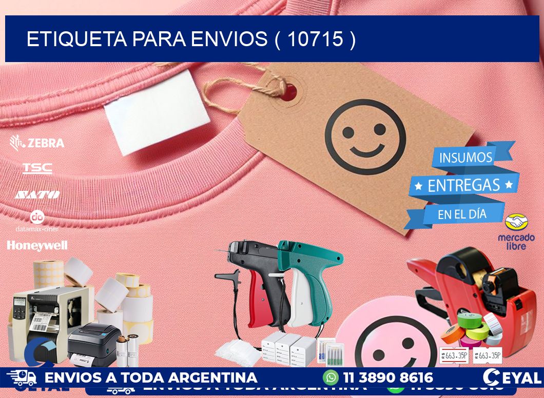 ETIQUETA PARA ENVIOS ( 10715 )