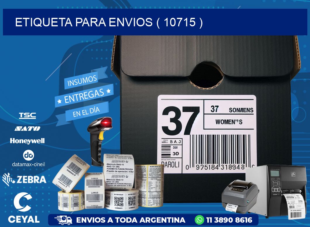 ETIQUETA PARA ENVIOS ( 10715 )
