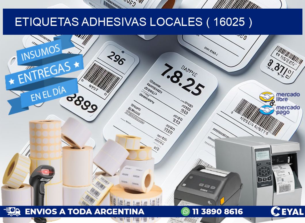 ETIQUETAS ADHESIVAS LOCALES ( 16025 )