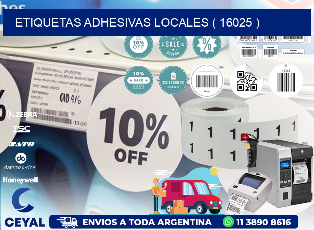 ETIQUETAS ADHESIVAS LOCALES ( 16025 )