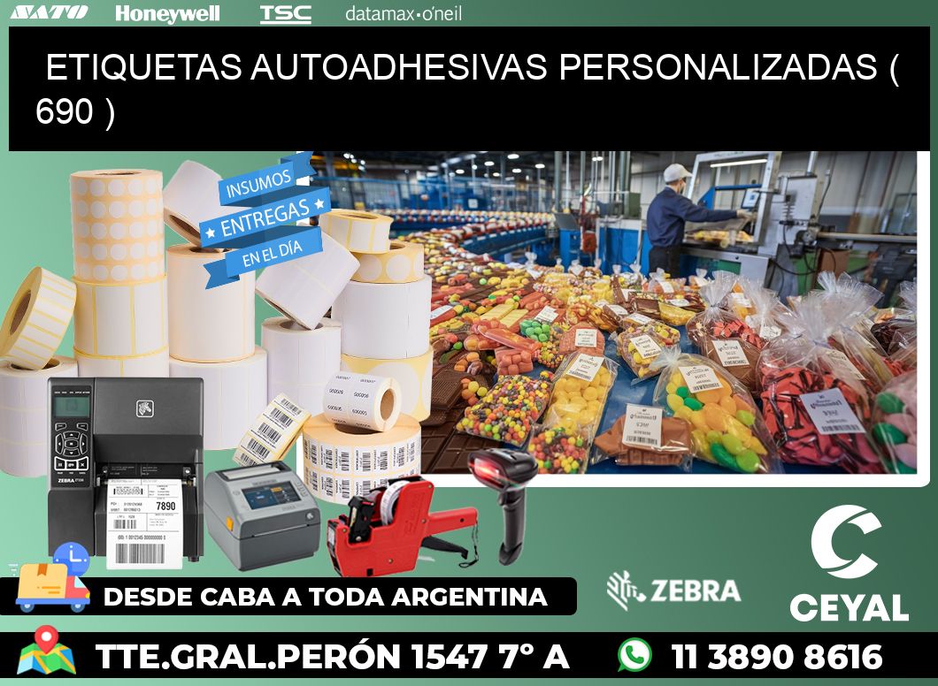 ETIQUETAS AUTOADHESIVAS PERSONALIZADAS ( 690 )