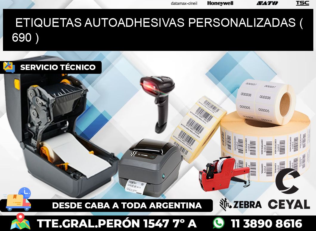 ETIQUETAS AUTOADHESIVAS PERSONALIZADAS ( 690 )