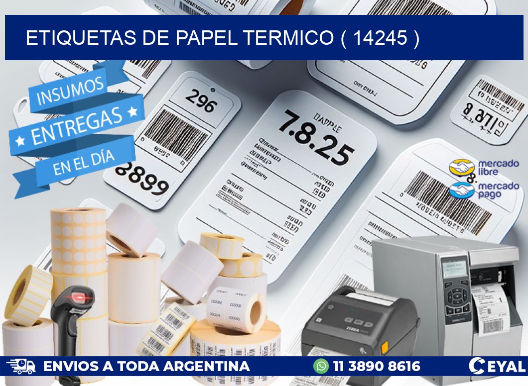 ETIQUETAS DE PAPEL TERMICO ( 14245 )