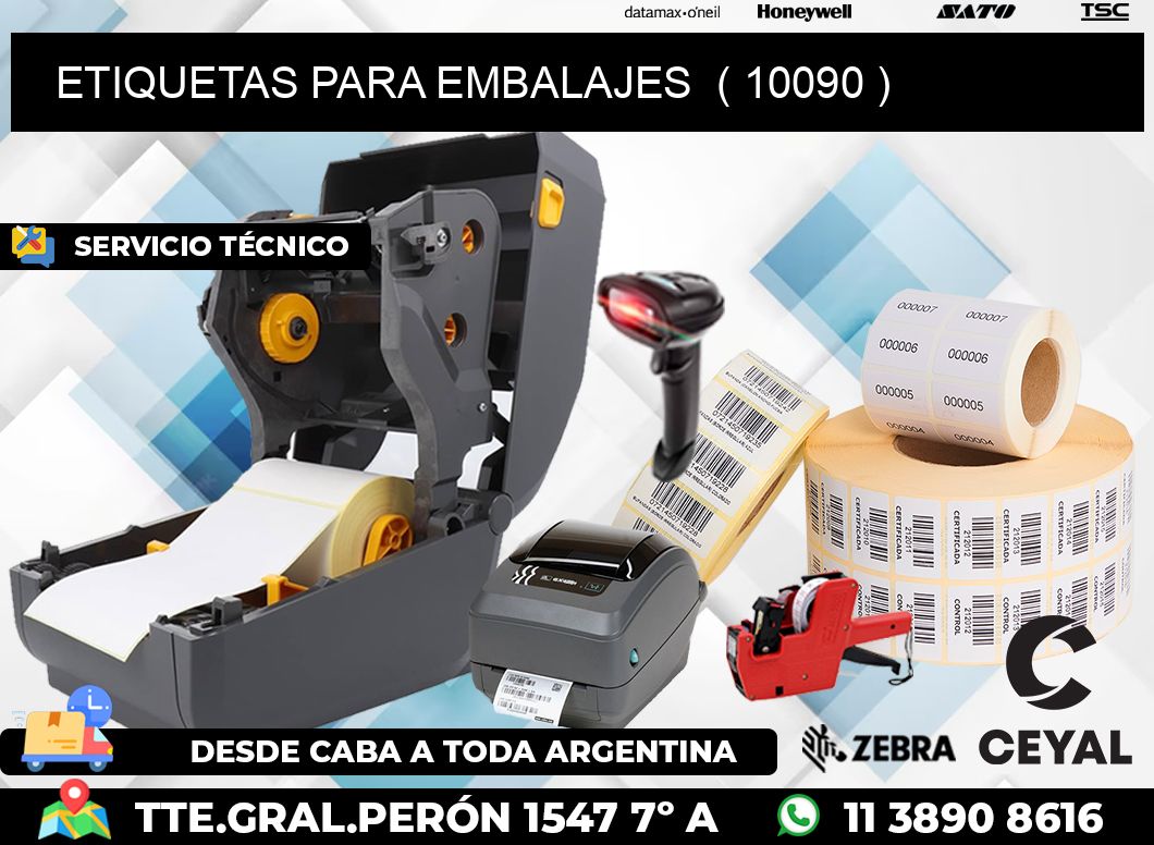 ETIQUETAS PARA EMBALAJES  ( 10090 )