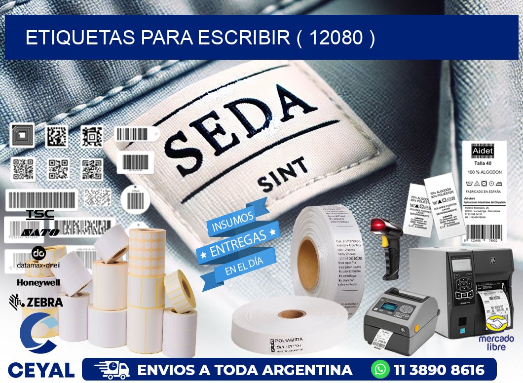 ETIQUETAS PARA ESCRIBIR ( 12080 )