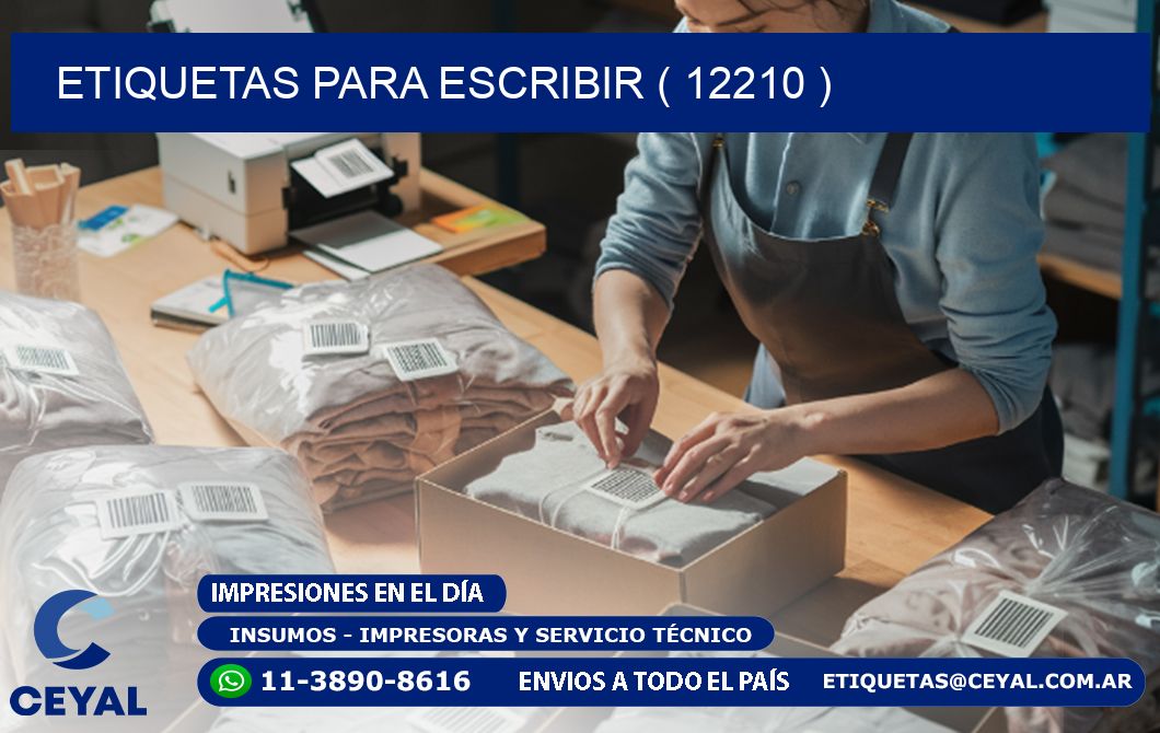 ETIQUETAS PARA ESCRIBIR ( 12210 )