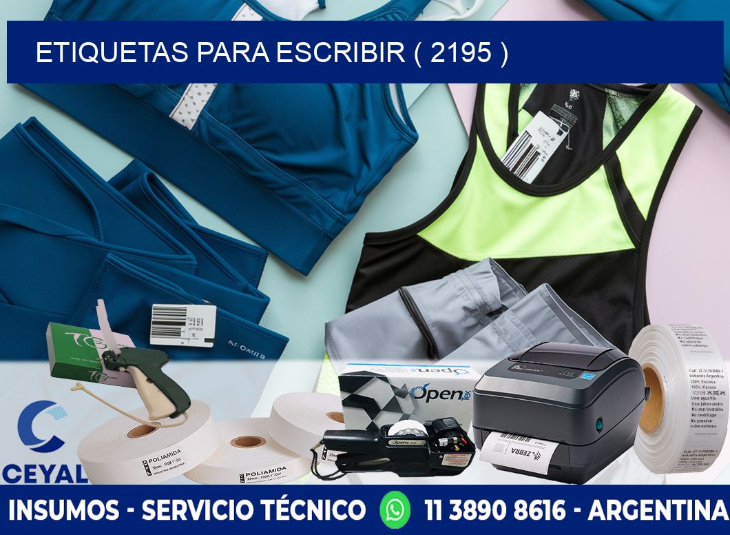 ETIQUETAS PARA ESCRIBIR ( 2195 )