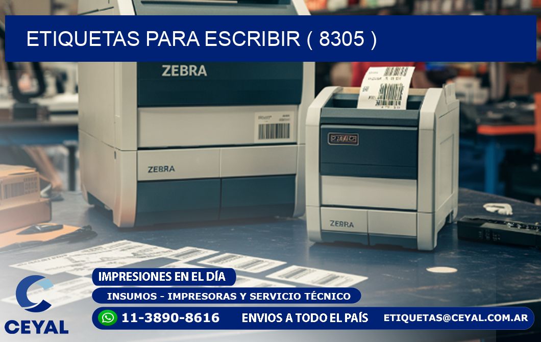 ETIQUETAS PARA ESCRIBIR ( 8305 )