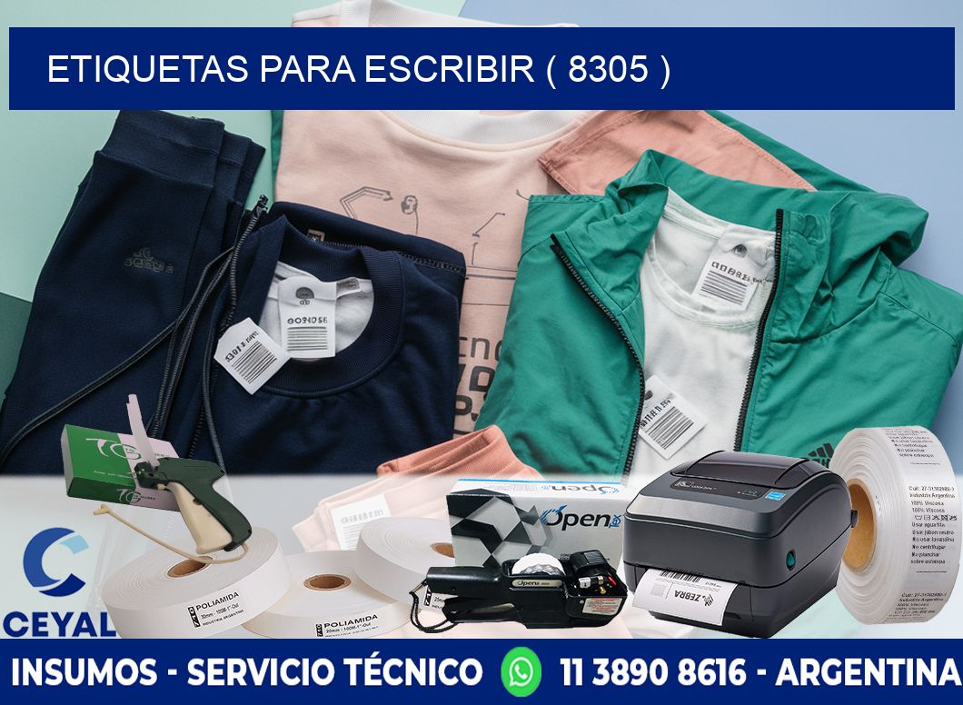 ETIQUETAS PARA ESCRIBIR ( 8305 )