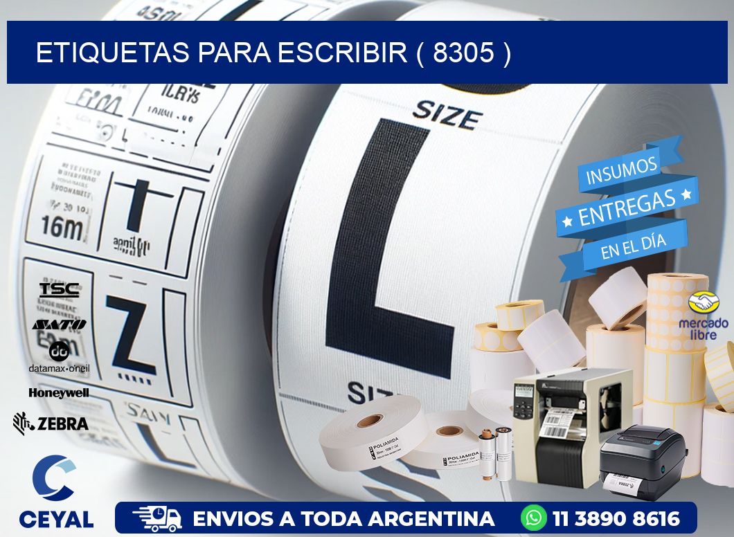 ETIQUETAS PARA ESCRIBIR ( 8305 )