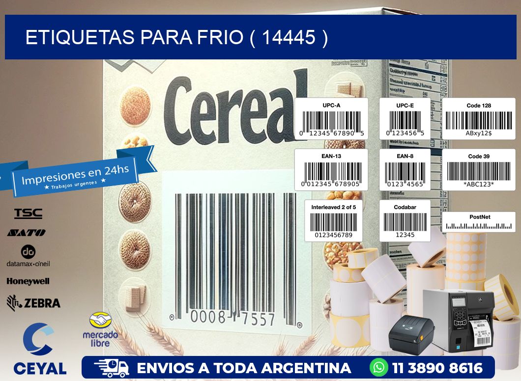 ETIQUETAS PARA FRIO ( 14445 )