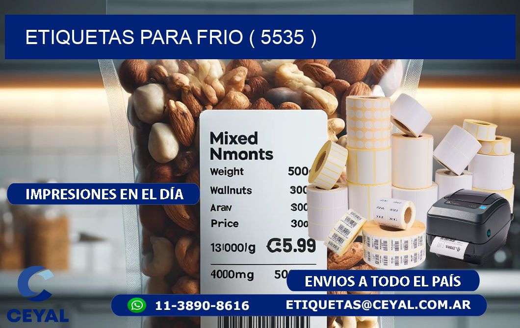 ETIQUETAS PARA FRIO ( 5535 )