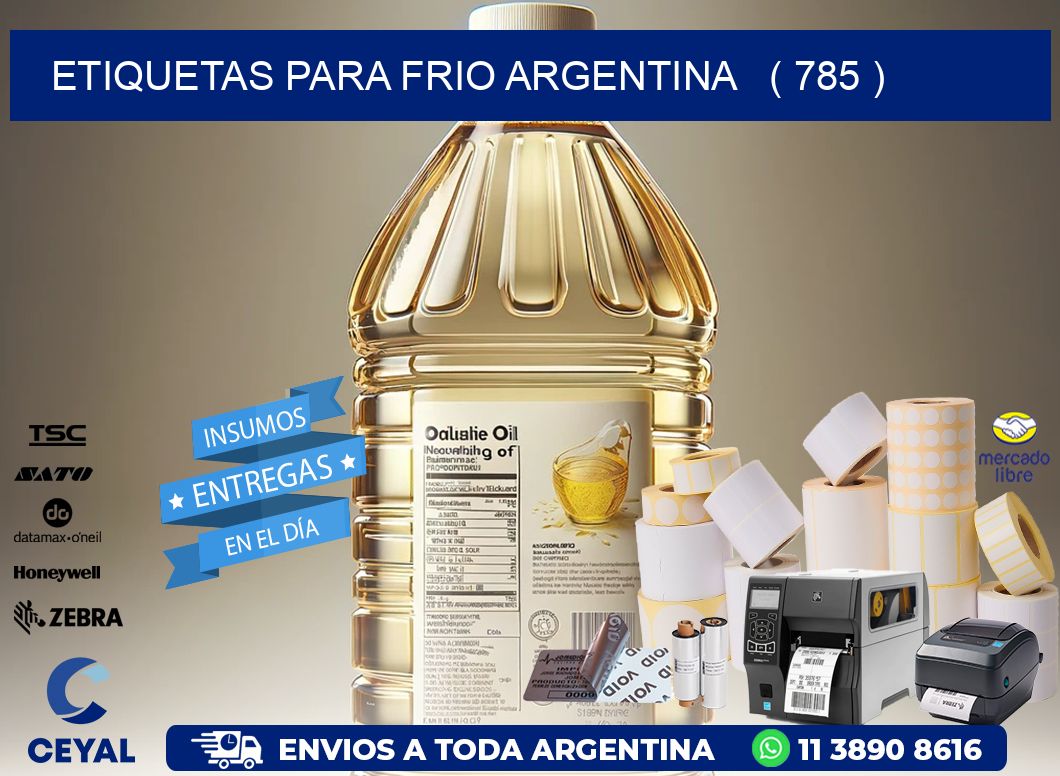 ETIQUETAS PARA FRIO ARGENTINA   ( 785 )