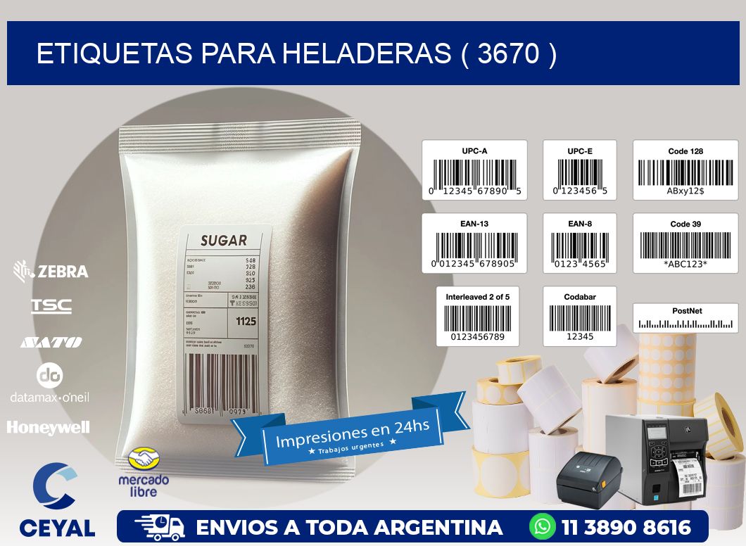 ETIQUETAS PARA HELADERAS ( 3670 )
